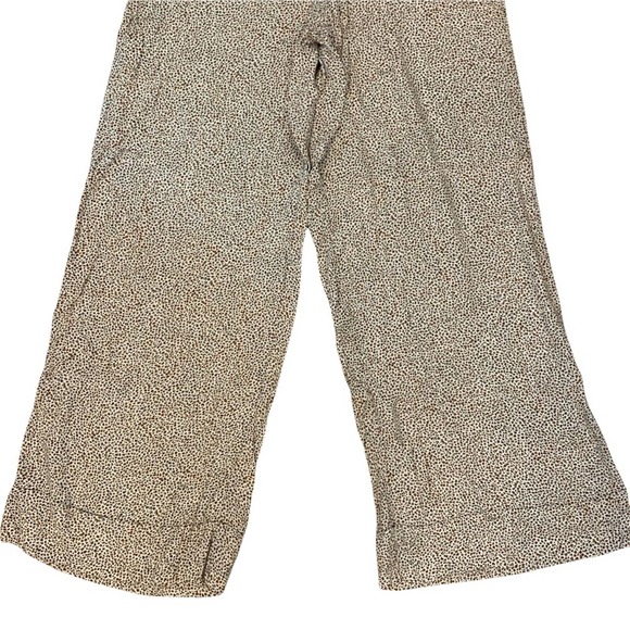 AFRM Leopard Print Wide Leg Pants MEDIUM lq95 - Picture 5 of 11